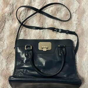 Cole Haan Navy Leather Crossbody Purse